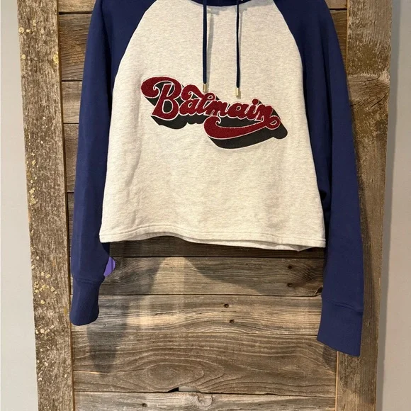 Balmain Retro 70’s Logo Hoodie - Picture 6 of 9